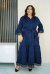 Платье "Рагнетта" ( темно-синий) (Киргизия, разные фабрики) — размеры 70