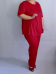Брюки классика красные (Smart-Woman, Россия) — размеры 56-58, 64-66, 68-70, 72-74, 76-78, 80-82