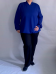 Брюки футер  темно-синий (Smart-Woman, Россия) — размеры 56-58, 64-66, 68-70, 72-74, 76-78, 80-82