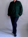 Брюки футер  темно-синий (Smart-Woman, Россия) — размеры 56-58, 64-66, 68-70, 72-74, 76-78, 80-82