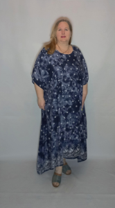 платье (арт 015) синяя варенка